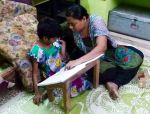 shuktara home for girls with disability - 2016 September - Priyanka tutoring Guria