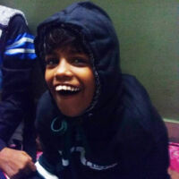 shuktara home for disabled girls - 2016 December - Guria in a hoodie