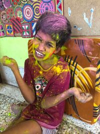 shuktara home for young people with disabilities - 2017 March Holi - Guria