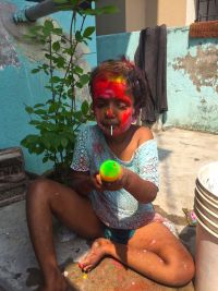 shuktara home for young people with disabilities - 2017 March Holi - Moni