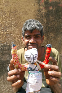 shuktara home for boys with disabilities - 2017 March - Sunil with his handmade doll