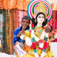 shuktara home for young people with disabilities - Sara Hannay photography - Saraswati Puja 2017